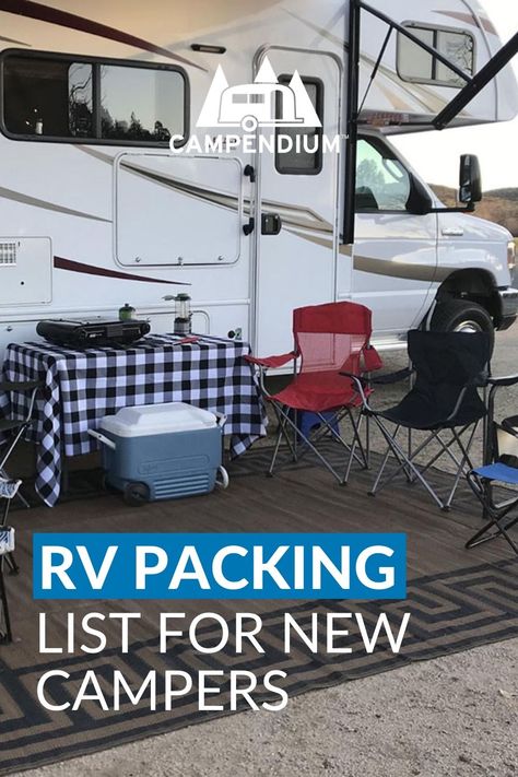 Camper Packing List, Camping Trip Packing List, Rv Packing List, What To Take Camping, Camping Supply List, Rv Camping Trips, Camping Essentials List, Rv Camping Checklist, Camping Packing List