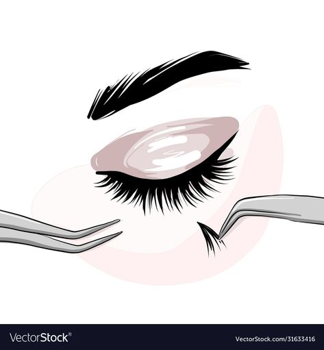 Lash Profile Picture, Eyelash Extensions Logo, Lash Pictures, Lash Illustration, Eyelashes Application, Eye Lash Art, Eye Lash Design, Eyelash Art, Lash Art