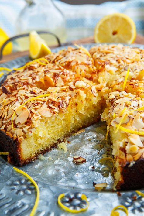 Lemon Almond Cake Lemon Almond Cake, Cake Almond, Cake Lemon, Almond Cake Recipe, Almond Flour Recipes, Almond Cake, A Piece Of Cake, Flour Recipes, Lemon Desserts