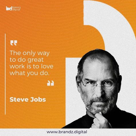 Steve-Jobs Quote Design Layout, Quote Layout, Promo Flyer, Social Media Branding Design, Business Poster, Social Media Advertising Design, 광고 디자인, Technology Industry, Graphic Design Ads