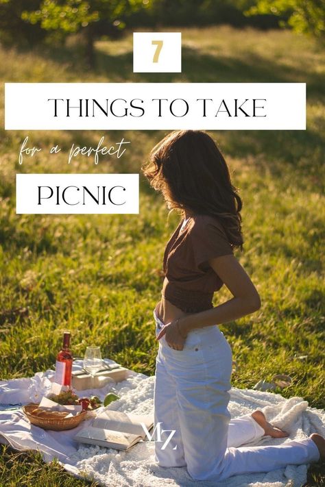 Thinking about what picnic essentials you need for the perfect date or gathering with your friends? Picnics take a bit of planning beforehand, so making a checklist is the best way to remember everything you need. I went on one and did a mini photo shoot the other day, and though it’s such a fun idea especially if you find the perfect spot for it! Picnic date ideas, What to take on a picnic, cute date ideas, things to do with friends, picnic basket, picnic food inspiration, aesthetic picnic Planning A Picnic Date, What To Bring On A Picnic Date, Picnic Food Ideas For Two Aesthetic, Aesthetic Picnic Essentials, What To Do On A Picnic Date, Picnic Date Essentials, One Person Picnic, 1 Year Anniversary Picnic Ideas, First Date Picnic Ideas