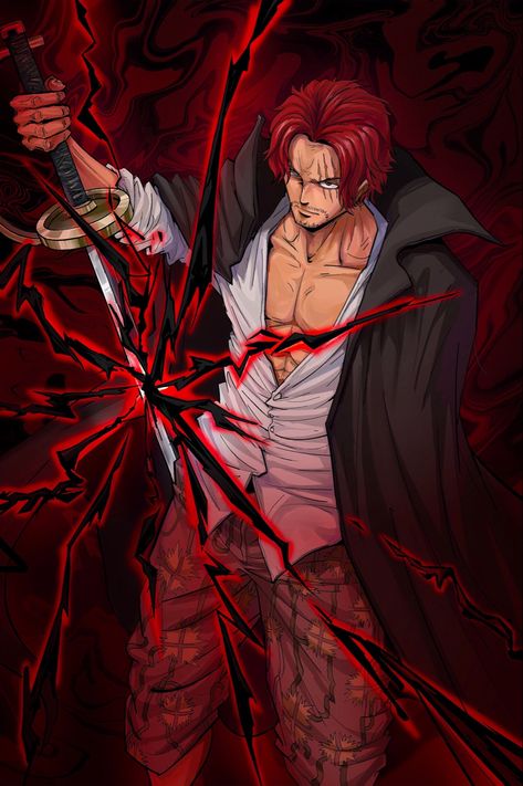 Haki One Piece, Red Hair Shanks, Anime Trap, Doflamingo Wallpaper, Whats Wallpaper, Akali League Of Legends, رورونوا زورو, One Piece Photos, One Piece Tattoos