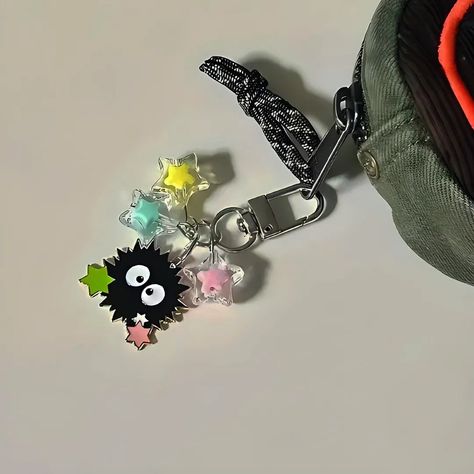 get these soot sprite bag charms inspired from spirited away! a must-have for studio ghibli fans! price: pkr 400 each ◕ handmade products ◕ product might be different from the picture due to lighting and effects 😓😓 ◕ for international shipping, see "ww shipping" highlight for shipping in Pakistan, see "pk shipping" highlight ◕ pls read shop policy before ordering follow @arzuubeadshop for more! pls ignore 👇 Keywords: [handmade charm, soot sprite, spirited away, ghibli keychain, kawa... Soot Sprite Keychain, Soot Sprite Plush, Ghibli Keychain, Soot Sprite, Clay Keychain, Soot Sprites, Bag Charms, Diy Keychain, Handmade Charms