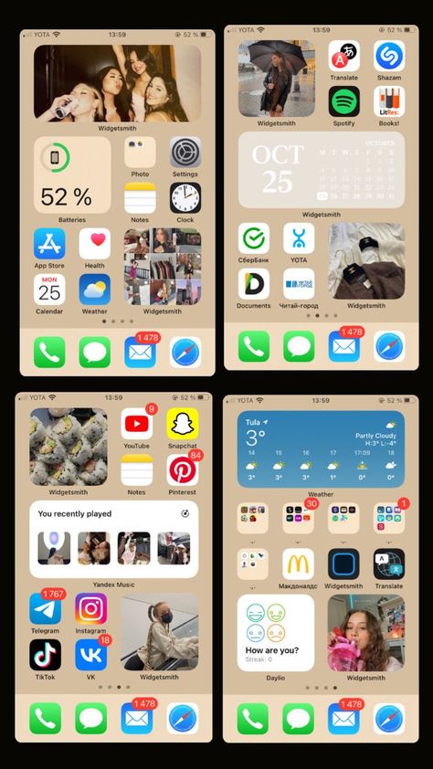 Organizing Phone Apps Aesthetic, Organize Apps On Iphone, Phone Apps Iphone, Organize Phone Apps, Ios App Iphone, Application Iphone, Iphone Wallpaper Ios, App Ios, Iphone Home Screen Layout