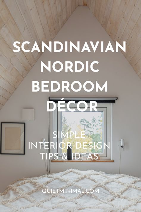 Norwegian Bedroom Scandinavian Style, Scandinavian Cottage Bedroom, Scandi Farmhouse Bedroom, Scandinavian Bedroom Lighting, Nordic Interior Design Bedroom, My Scandinavian Bedroom, Danish Design Bedroom, Nordic Bedroom Scandinavian, Scandi Bedroom Ideas