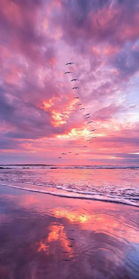 Awesome Nature - #Amazing #nature Colorful Sky, Cute Summer Wallpapers, Pastel Sunset, Beautiful Ocean Pictures, Tapeta Galaxie, 패턴 배경화면, Pretty Landscapes, Images Esthétiques, Beach Wallpaper