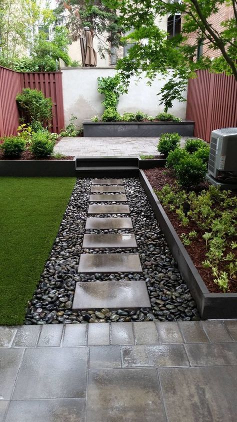 home decor, residential architecture, home, residence, outdoor design, patio, pavers Garden Landscaping Diy, Garden Decking, Decking Ideas, Side Yard Landscaping, Contemporary Patio, Garden Makeover, Outdoor Gardens Design, Backyard Garden Design, Backyard Makeover