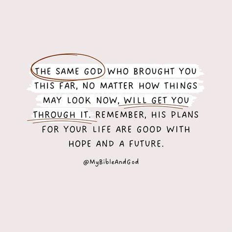 Whether you’ve experienced God’s guidance and blessings in the past or not, you can trust that He will continue to support you, even in difficult times. Receive this short message of faith, hope, and reassurance in God’s plans for your life. Be encouraged in your faith and trust in God’s faithfulness and His ability to guide and protect you through life’s challenges. 👉 “For I know the plans I have for you, declares the Lord, plans for welfare and not for evil, to give you a future and a hop... Giving And Not Receiving Quotes, Faith Encouragement Quotes, Scripture Of Encouragement, God’s Protection, Trust In The Lord Quotes, Scriptures About Hope, Bible Verses For Difficult Times, For I Know The Plans I Have For You, Quotes About Gods Plan