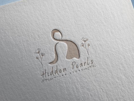 Hijab store logo design by Dreaminks Designs Logo Design Hijab, Hijab Logo Design Idea, Hijab Logo Design Branding, Abaya Logo, Hijab Logo, Unique Hijab, Store Logo Design, Hijab Store, Store Logo