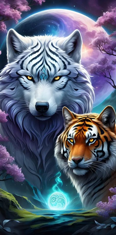 Hd 1080p Wallpapers, Beautiful Wolves Photography, Wolf And Tiger, Zedge Wallpapers, Native American Wolf Art, Native American Wallpaper, Kid Wallpaper, Tiger And Dragon, Tiger Spirit Animal