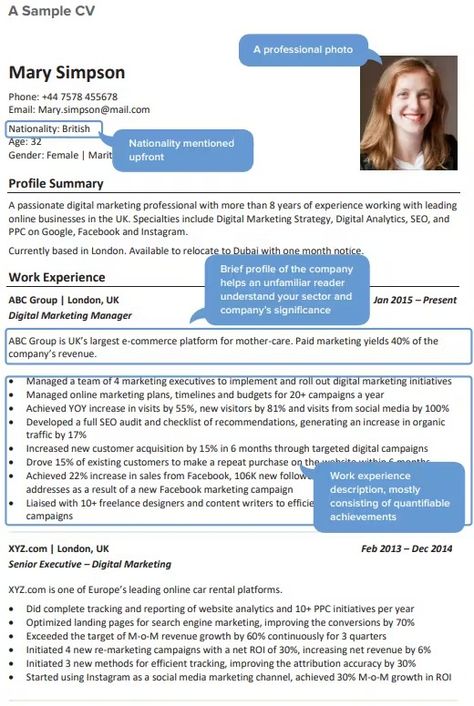 Dubai CV Format | GulfTalent Cv Format For Job, Perfect Cv, Belly Fat Loss Workout, Cv Format, Professional Cv, Company Work, Hr Management, Fat Loss Workout, Marketing Professional