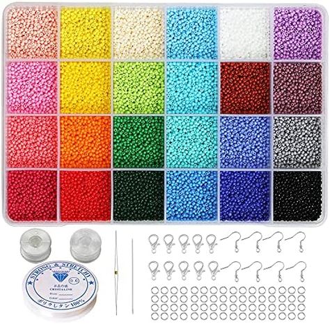 Earring Making, Glass Seed Beads, Beads For Jewelry Making, Beads For Jewelry, Seed Beads, Beading, Beads