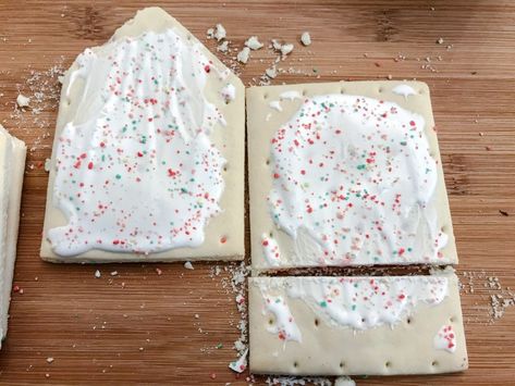 Poptart Gingerbread Houses, Gingerbread House Tutorial, Diy Gingerbread House, Traditional Gingerbread, Ginger Bread House Diy, Diy Gingerbread, House Tutorial, Its Christmas Eve, Gingerbread Diy