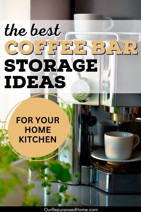 Calling all coffee enthusiasts! Explore our latest blog post filled with ingenious coffee bar storage ideas that will bring organization and charm to your caffeine corner. From space-saving solutions to stylish shelving units, we've curated a collection of inspiration to help you create a functional and aesthetically pleasing coffee bar setup. Click through to discover the secrets of keeping your favorite brews and accessories neatly stored and readily accessible! Coffee Filter Storage Ideas, Small Fridge Organization, Coffee Filters Storage, Coffee Organization, Diy Coffee Station, Small Pantry Organization, Pot Organization, Coffee Supplies, Freezer Organization