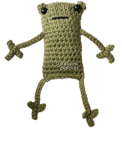 Frog Crochet Pattern Free, Leggy Frog, Frog Crochet Pattern, Crochet Quotes, Crochet Project Free, Frog Crochet, Easy Crochet Animals, Crochet Frog, Easy Crochet Projects