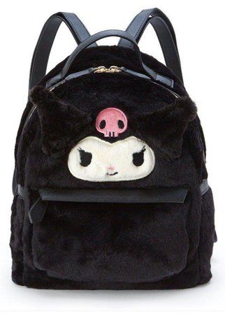 Kuromi & My Melody Outfit | ShopLook Fur Backpack, Kuromi Sanrio, Kawaii Bags, Rucksack Bag, Pink Skull, Kawaii Accessories, Hello Kitty Collection, Cute Backpacks, Sanrio Characters