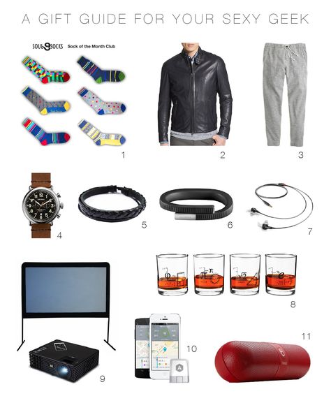 giftguide-men-sexygeek-01 Vince Leather Jacket, Shinola Watch, Outdoor Movie Theater, Nerdy Guys, Mom Edit, Something Nice, Work Looks, Down Vest, Good Good Father