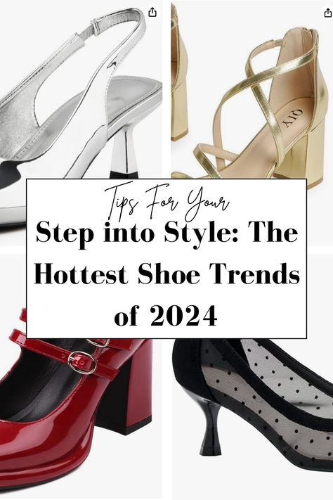 Are you ready to elevate your shoe game and step into style this year? From fashion runways to street style, the latest shoe trends of 2024 are all about making a statement and expressing your style. Whether you’re a sneakerhead, a fan of heels, or prefer flats, there’s a trend for everyone to rock this season. Let’s dive into the top shoe trends that are dominating the fashion scene in 2024. Heels 2024 Trends, 2024 Heels Trend, Shoe Trend 2024, Shoes Trend 2024, Shoes 2024 Trends, 2024 Shoe Trends, Shoes For Dresses, Heels 2024, Top Trending Shoes