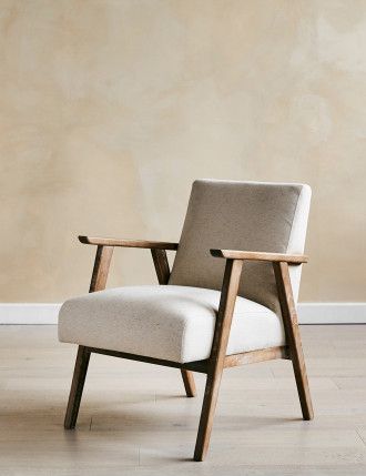 Scandi Armchair, Poltrona Design, Scandi Furniture, Sofa Santai, Retro Armchair, Scandinavian Armchair, Classic Armchair, Linen Armchair, Mid Century Armchair