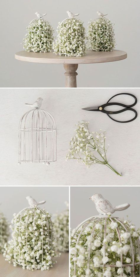 Diy Centrepieces, Wedding Birdcage, Rustic Wedding Decorations, Deco Champetre, Tafel Decor, Wedding Crafts Diy, Decor Entryway, Wedding Centerpieces Diy, Kraf Diy