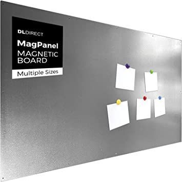 Magnetic Wall Board for Office & Home - Large Bulletin Board, Magnetic Board - 3 Finishes Incl. White Erase Board/Wet Erase Decorative Whiteboard for Wall - Beats Cork Board - Stainless Steel 24"x72” Office Magnetic Board Ideas, Magnetic Wall Board, Large Bulletin Board, Large Cork Board, Board For Office, Tack Board, Extreme Makeover Home Edition, Whiteboard Wall, Magnet Board