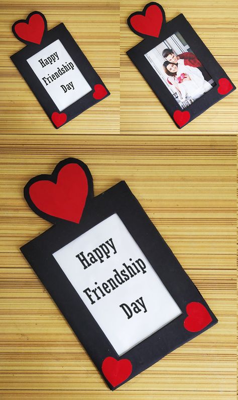 Happy Friendship Day Photo Frame, Friendship Day Photo, Ideas For Friendship Day, Friendship Day Gift Ideas, Happy Friendship Day Photos, Homemade Photo Frames, Friendship Day Photos, Pinboard Ideas, Photo Frame Template