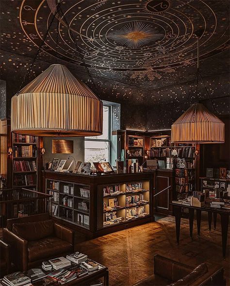 Best NYC Bookshops - The Shopkeepers French Bookstore, Future Library, Rock Aesthetic, Dream Library, Studying Library, Library Room, Office Designs, Home Library Design, Cozy Cafe