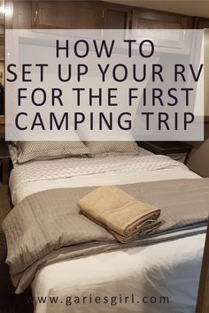 Rving Ideas Rv Camping, Camper Storage Ideas Travel Trailers, Camper Organization Travel Trailers, Travel Trailer Organization, Camping Necessities, Rv Camping Checklist, Rv Camping Tips, Camper Hacks, Travel Trailer Camping