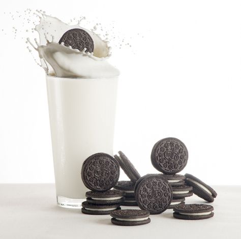 Milk and Oreoes | by James Stiles Photography Milk Photography, Oreo Milk, Oreo Shake, Food Photography Composition, Ice Cream Photography, Milk Splash, Coffee Shot, Food Photoshoot, Splash Photography