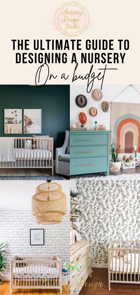 Our latest guide, titled The Ultimate Guide to Designing a Nursery on a Budget is here to help you design a nursery o a budget Nursery On A Budget, Ikea Nursery Hack, Budget Nursery, Nursery Hacks, Shared Nursery, Inexpensive Rugs, Ikea Nursery, Old Bookcase, Baby On A Budget