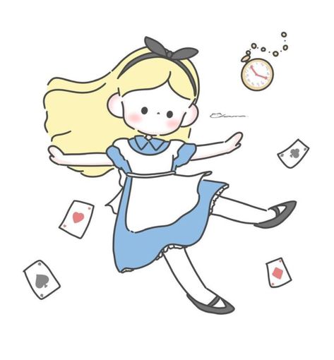 Alice In Wonderland Doodles Easy, Cute Alice In Wonderland Drawing, Alice In Wonderland Chibi, Alice In Wonderland Drawing Easy, Alice In Wonderland Doodles, Alice In Wonderland Drawing, Alice In Wonderland Stickers, Alice In Wonderland Animated, Alice In Wonderland Background