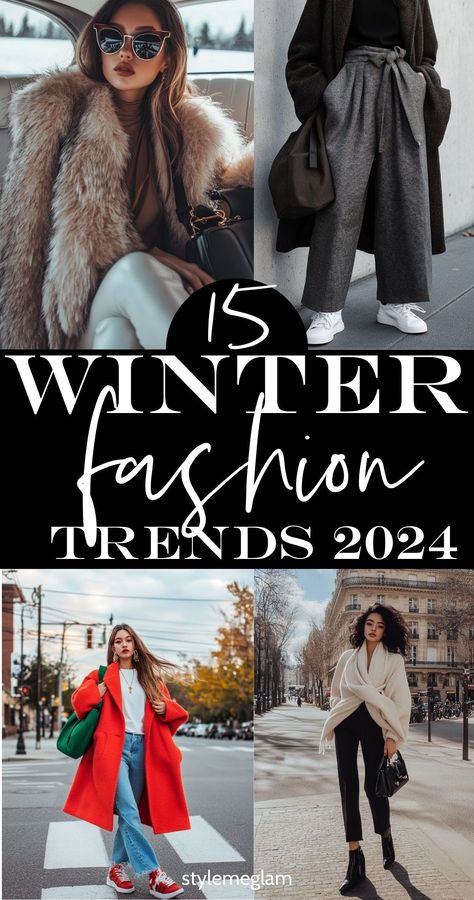 Check out what's hot and in season with these 15 winter fashion trends for 2024. Learn into browns, burgundy and metallic for winter. Save this pin for later! Mushroom Sweater Outfit, Streetwear Cold Weather, 2024 Casual Fall Fashion, Winter Mood Board Fashion, Fashion Trends 2025 Fall Winter Women, Winter2024 Fashion Trends, Winter 2025 Fashion, Winter Fashion Trends 2024, Winter 2024 Fashion Trends Women