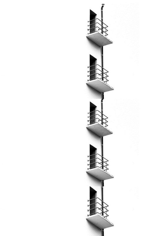 Balconies Architecture, Minimal Photography, Walter Gropius, Minimalist Photography, Minimalist Architecture, White Photography, Art And Architecture, Architecture Photography, Black And White Photography