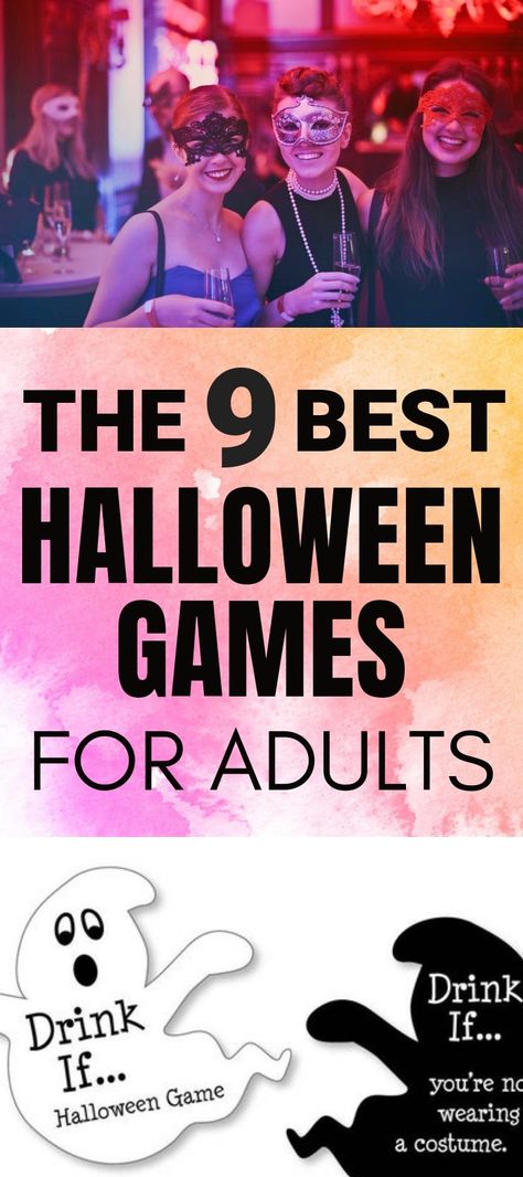 Halloween Themed Parties For Adults, Halloween Party Themes For Adults Ideas, Themes For Halloween Party, Halloween Party Entertainment Ideas, Fun Halloween Games For Adults, Halloween Themed Birthday Party Adults, Fall Party Activities For Adults, Adult Halloween Party Themes, Halloween Theme Party Ideas For Adults