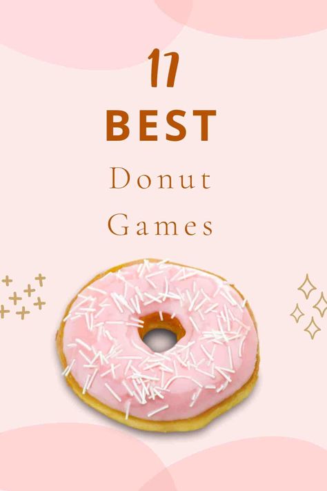 17 Best Donut Games For A Sweet Party - Fun Party Pop Donut Birthday Activities, Donut Games For Adults, Donut Themed Party Games, Donut Toss Game, Donut Party Activities, Doughnut Party Games, Pin The Sprinkle On The Donut Game, Two Sweet Party 2nd Birthday Games, Donuts With Grown Ups