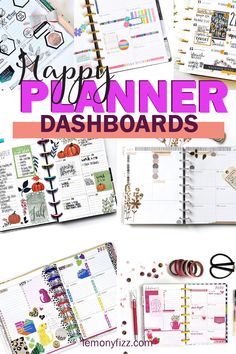 Happy Planner Dashboard Layout Ideas, Happy Planner Dashboard, Planner Monthly Layout, Dashboard Layout, Happy Planner Printables, Digital Bullet Journal, Discbound Planner, Happy Planner Layout, Mom Planner