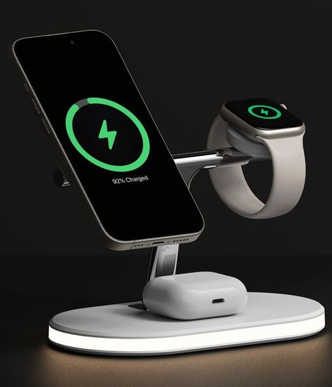 Fantastically beautiful top the quality is at its best!!!10/10 3 In 1 Foldable Wireless Charger, Apple Charger, Magsafe Charger, Apple Watch Charger, Watch Charger, Charger Stand, Summer Ideas, Ambient Light, Cable Management