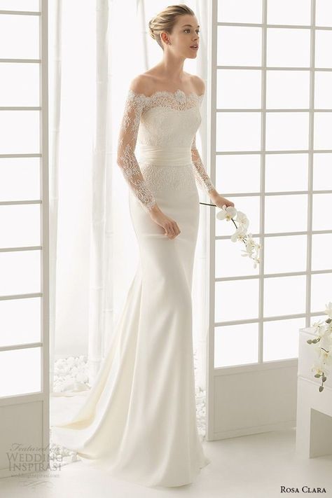 Wedding gown simple elegant