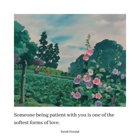 @her.poetic.soul’s Instagram photo: “Someone being patient with you is one of the softest forms of love. -Sarah Zuraiqi . . . . . . . . . . . . . . . . #poetry #poem #poems…” Forms Of Love, Garden Of Words, Poetry Poem, Breakup Quotes, Be Patient, Mental Health Matters, Pretty Words, Wisdom Quotes, Of Love