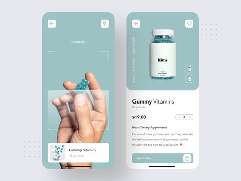 Medicine Scan App by Muhammad Fatih Takey for Maayo Studio on Dribbble App Design Process, Creative Agency Website, Startup Design, Scan App, Ui Design Mobile, Ui Ux 디자인, Scanner App, Mobile App Design Inspiration, App Interface Design