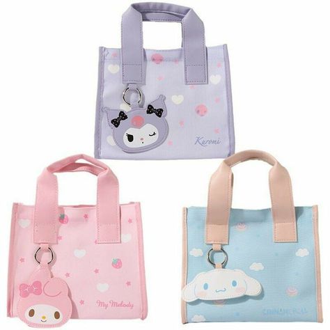 Kuromi Bento, Cute Bento Lunch, Baby Doll Diaper Bag, Sanrio Backpack, Sanrio Bag, Cute School Bags, Cute Luggage, Hello Kitty Keychain, Cute Stationary School Supplies