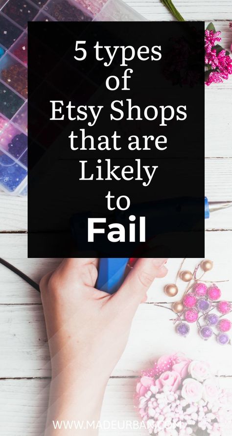 There are 5 common mistakes that make an Etsy shop more likely to fail. Avoid them and you have a better chance of succeeding. Starting Etsy Shop, Making Money On Etsy, Etsy Hacks, Starting An Etsy Business, Digital Art Software, Etsy Shop Branding, App Promotion, Etsy Branding, Etsy Marketing