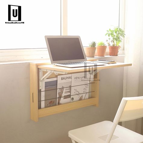 Wall Mounted Dining Table, Desk For Office, Wall Mounted Folding Table, Mounted Desk, Fold Down Desk, Foldable Desk, Wall Mounted Table, Desk Home Office, Folding Tables