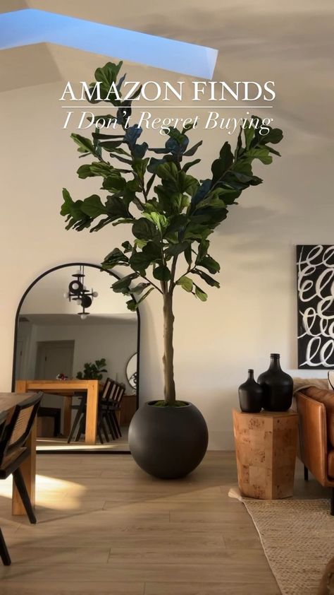 Dutch Apartment, Richmond Apartment, Fiddle Tree, Faux Plants Decor, Fiddle Leaf Tree, Artificial Plants Indoor, Ficus Lyrata, Indoor Trees, Fiddle Leaf Fig Tree