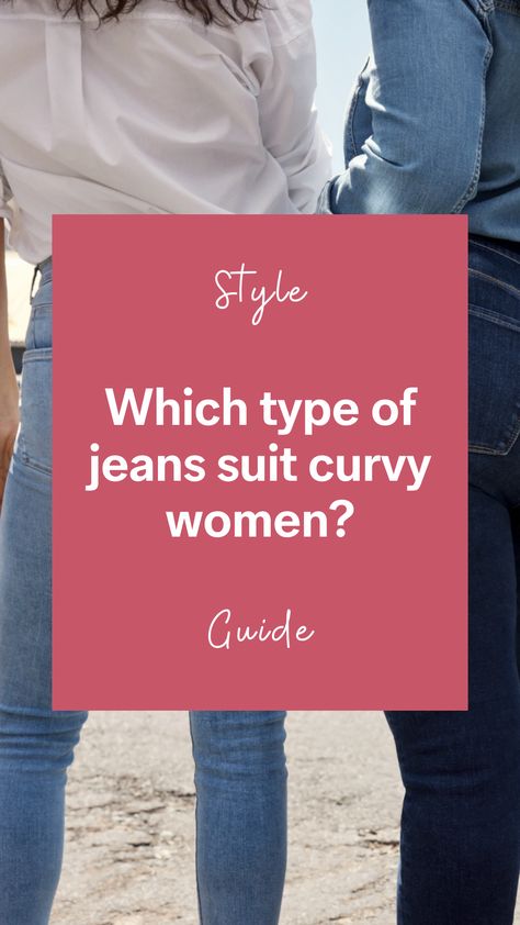 Your new pair of jeans should be comfortable and you should feel confident in them. Read more an find different styles of jeans that suit curvy women. Best Jeans For Thick Waist, Best Fit Jeans For Women Body Types, Most Flattering Jeans For Curvy Women, Long Torso Short Legs Outfits Plus Size, Curvy Jeans Outfit Casual, Best Curvy Jeans, Best Jeans For Curvy Women, Perfect Jeans For Your Body Type, Wide Leg Jeans For Curvy Women