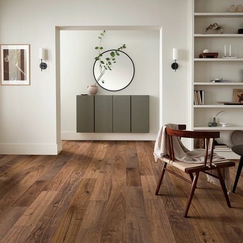 Dark hardwood floors