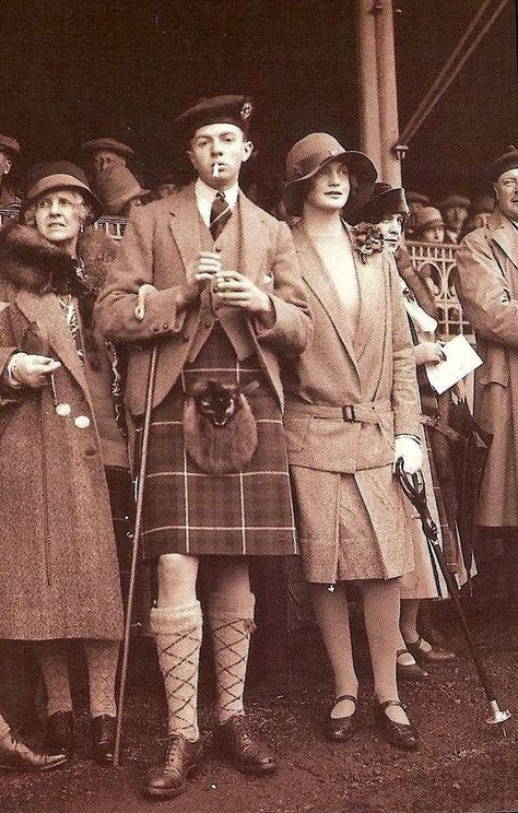 Argyllshire gathering, 1927 Deerstalker Hat, Campbell Clan, Kilt Accessories, Tartan Clothing, Vintage Scotland, Scottish People, Scotland Forever, Highland Games, Scottish Kilts