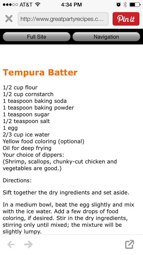 What To Fry In A Deep Fryer, Tempura Batter For Fish, Tempora Batter Recipe, Diy Tempura Batter, How To Make Tempura Batter, Japanese Tempura Batter, Fondue Batter Recipes, Deep Fried Fish Batter Recipes, Batter Recipe Deep Fry