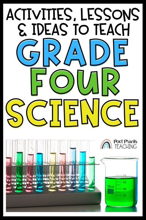 Dive into all things grade four science: experiments, activities, inquiry ideas and more! These STEM challenges and science lessons are just perfect for fourth grade. Fun Science Lessons For 3rd Grade, Fourth Grade Science Lessons, Grade 4 Science Projects, 4th Grade Learning Activities, Fourth Grade Science Projects, 4th Grade Science Experiments, 4th Grade Science Lessons, 4th Grade Science Projects, Grade 4 Science