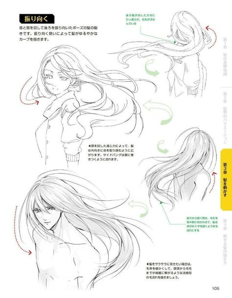 Windswept Hair Drawing, Manga Hair Reference, Wind Drawing, Hair In The Wind, Pelo Anime, Drawing Hair Tutorial, Manga Hair, Draw Hair, Hair References